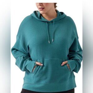 Athleta balanced waffle knit hoodie